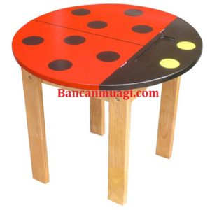 Đồ chơi Bàn tròn cánh cam bằng Gỗ