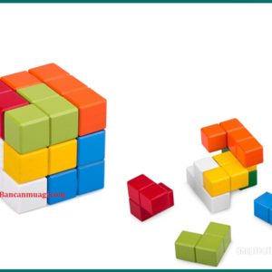 Đồ chơi Rubik 7 màu bằng Gỗ