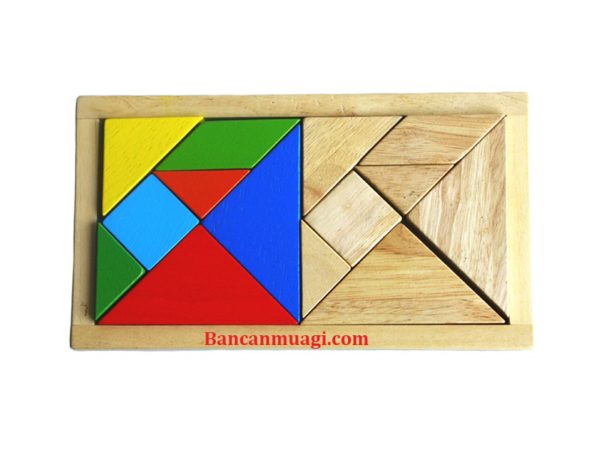 Đồ chơi Tangram đôi bằng Gỗ