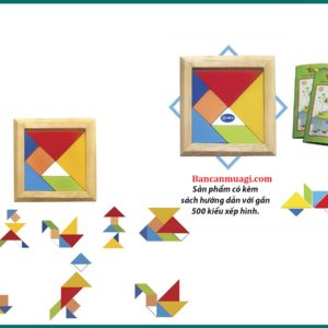 Đồ chơi Tangram đơn bằng Gỗ