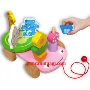 Đồ chơi Xe thú vui nhộn bằng Gỗ